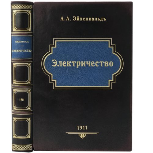 Эйхенвальд А. Электричество, 1911 (кожа)