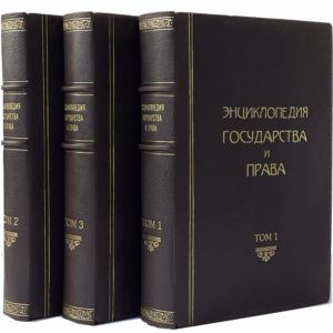 Энциклопедия государства и права, в  3 т., 1925 (кожа)